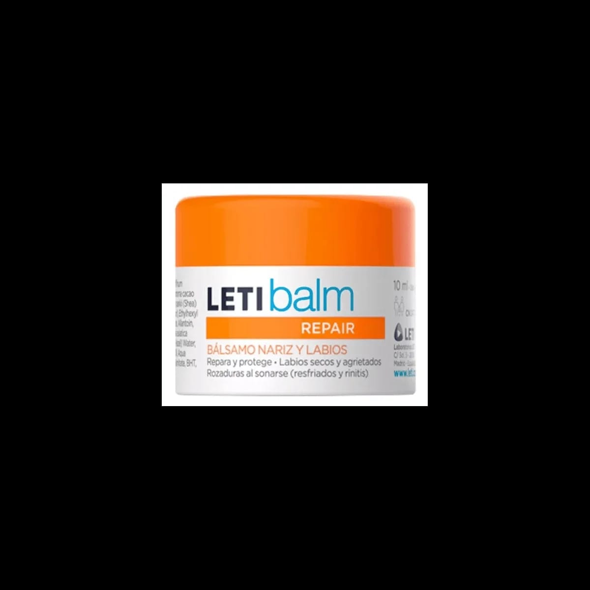 Letibalm Bálsamo Reparador Nariz y Labios Pediatrico 1 Envase 10 ML de Letibalm — imagen 1 de 2