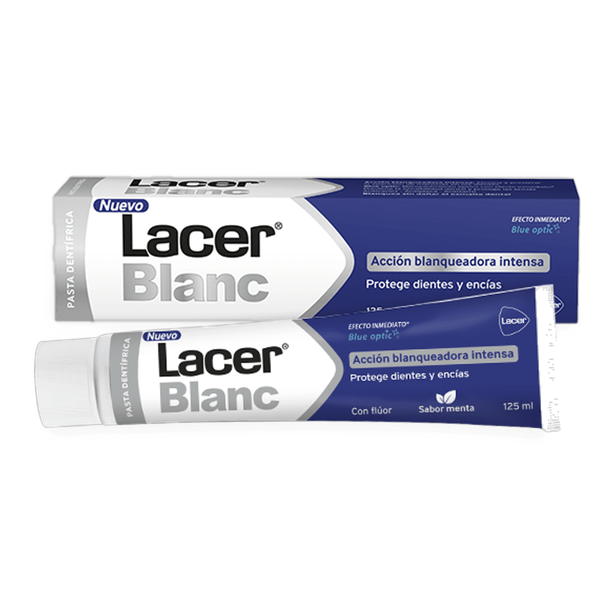Lacer Blanc Plus Blanqueadora Uso Diario Pasta Dental Sabor D-Menta de Lacer — imagen 1 de 2