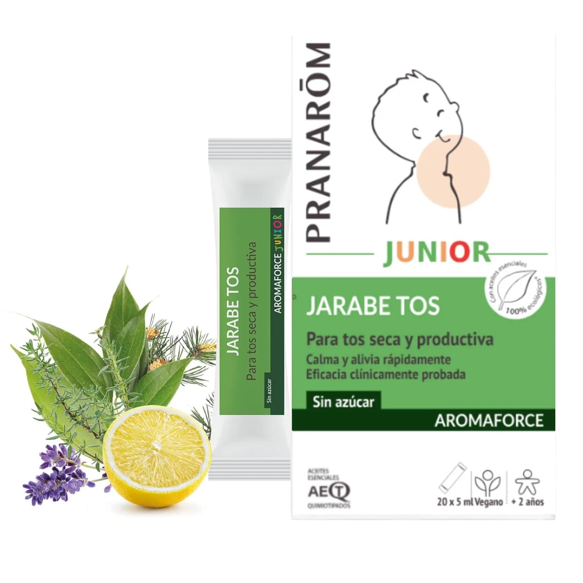 Pranarom Junior Jarabe Tos 20x5ml - Bio de Pranarôm