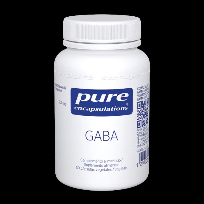 GABA 60 cápsulas vegetales de Pure Encapsulations