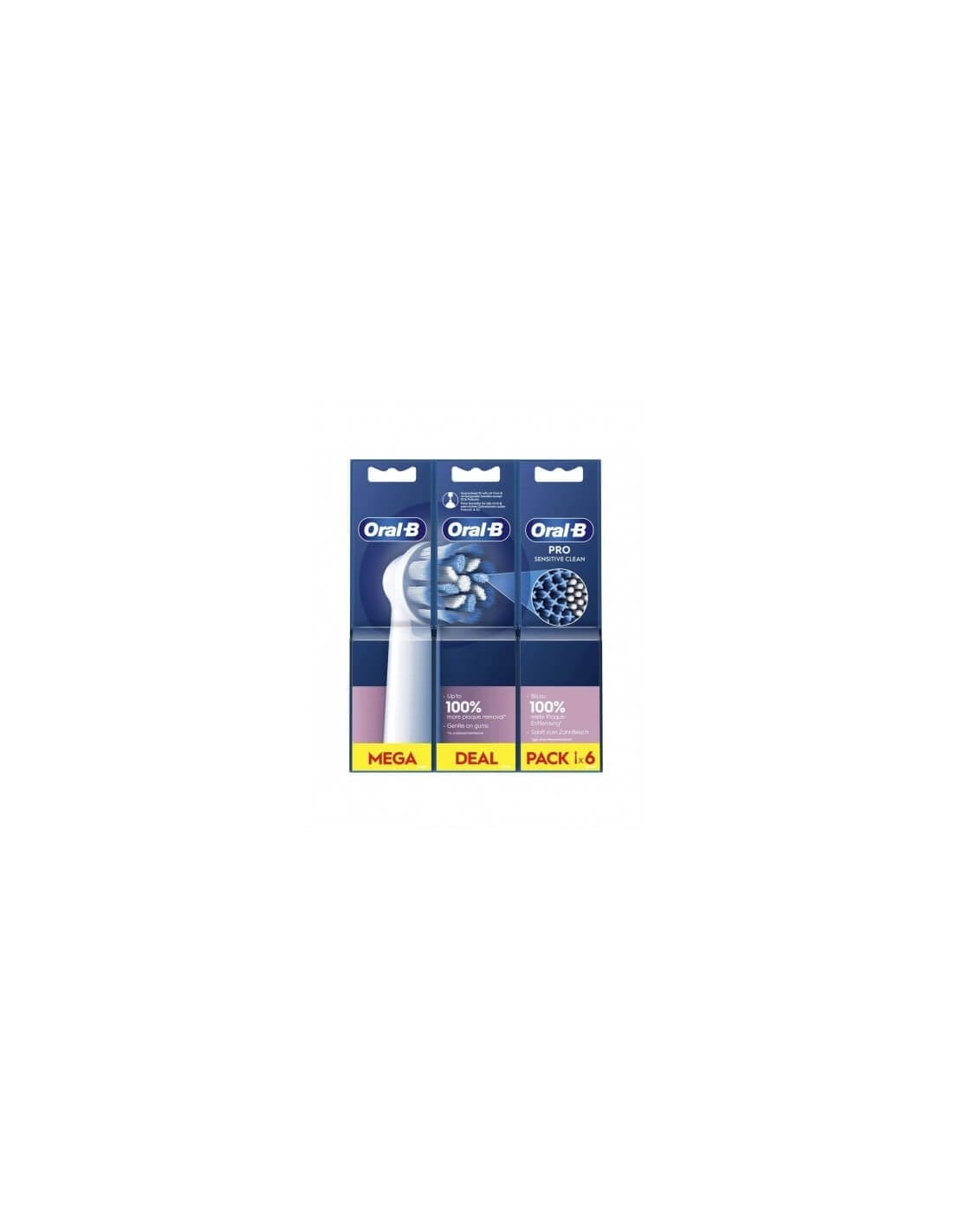 Cepillo Dental Electrico Recambio Oral-b Sensitive Clean 6 Cabezales de Oral-B