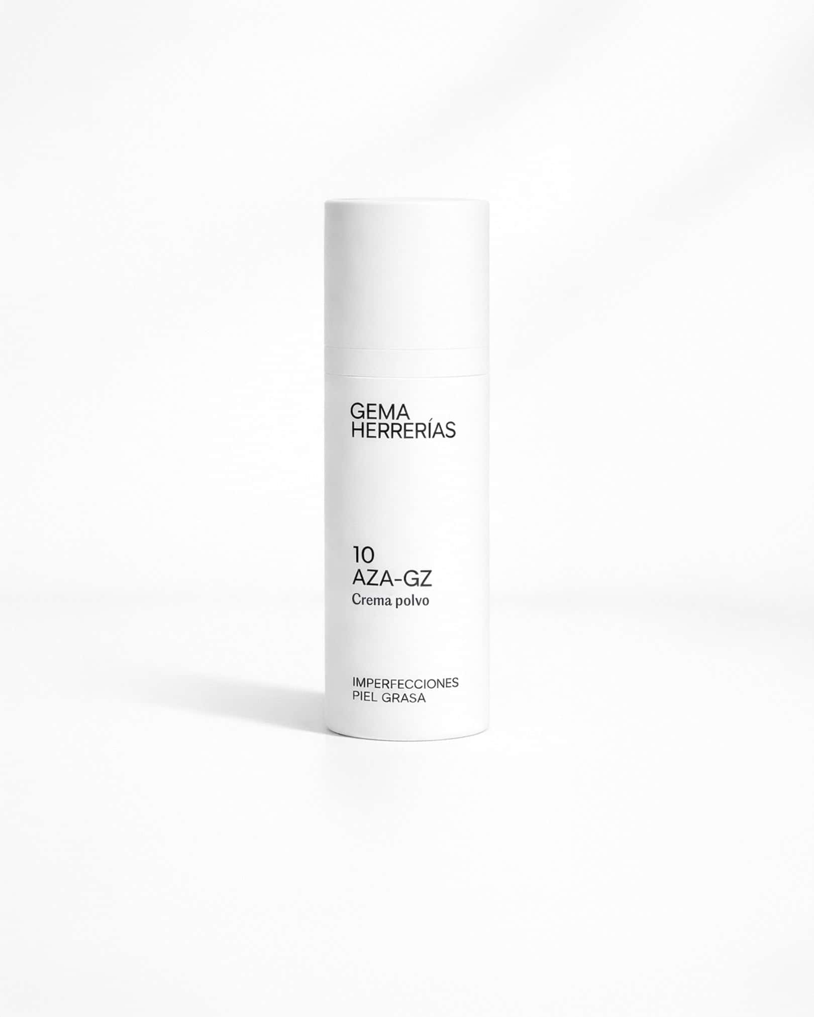 10 AZA-GZ Crema polvo imperfecciones de Gema Herrerías