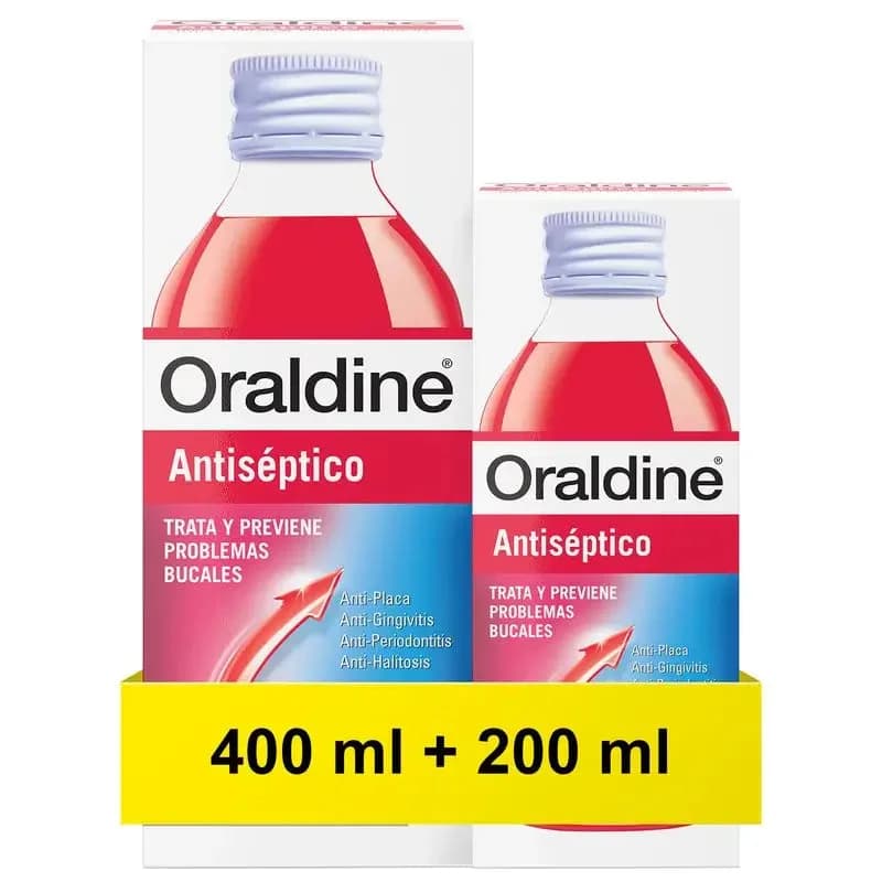 Oraldine Antiseptico Pack 400 ML +200 ML