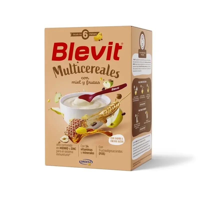 Blevit Multicereales Con Miel y Frutas 1 Envase 500 G de Blevit