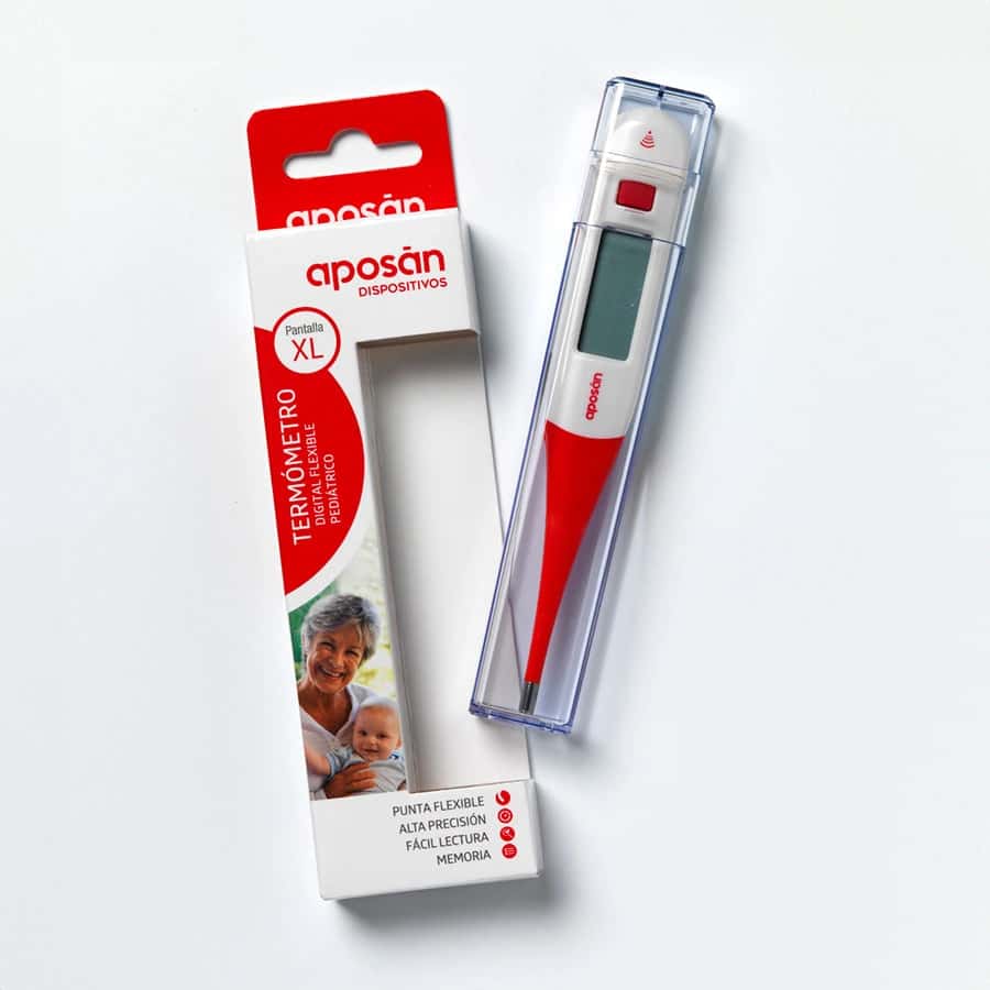Termometro Clinico Digital Aposan Flexible Pediatrico xl 1 Unidad de Aposan