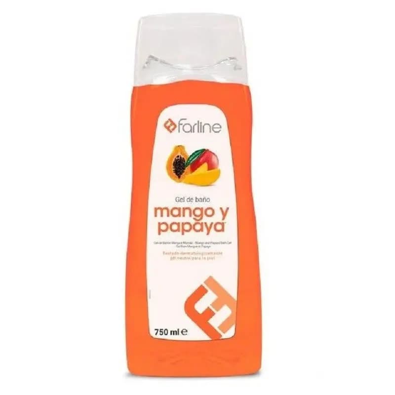 Farline Gel de Baño Mango y Papaya 750 ML