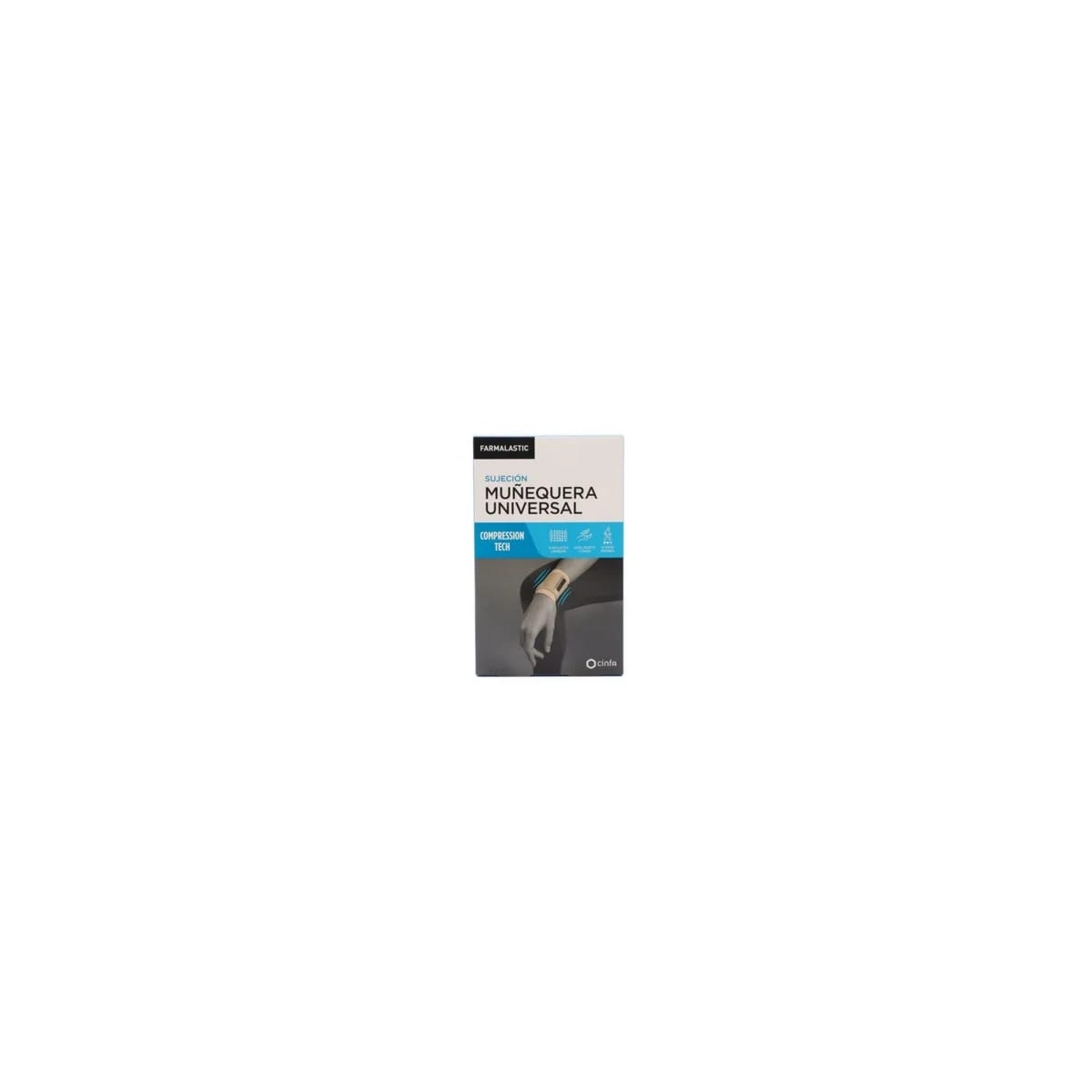 Farmalastic Muñequera Universal Velcro 1 Unidad Talla 1 Color Beige de Farmalastic — imagen 1 de 2