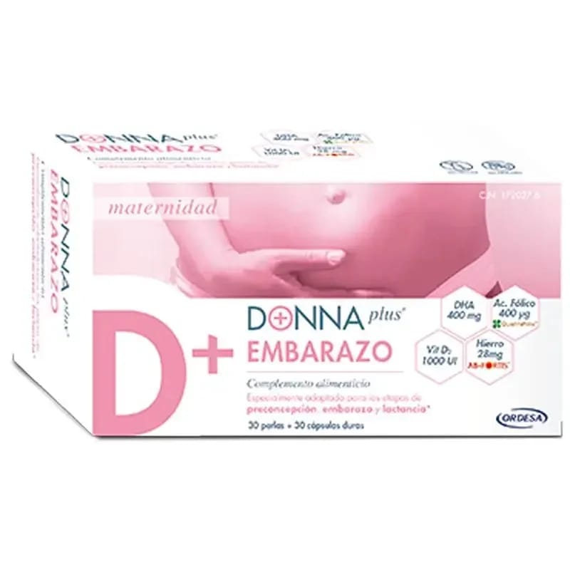 Donna Plus+ Embarazo 30 Perlas de Donna Plus — imagen 1 de 2