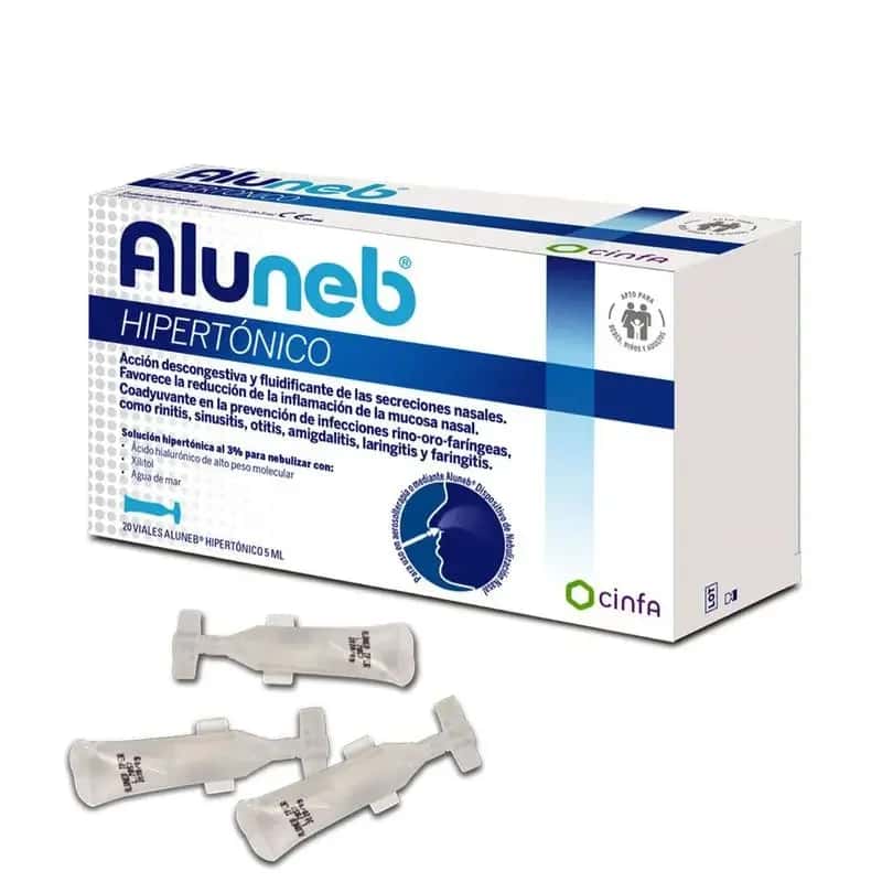 Aluneb Hipertonico 20 Viales 5 ML de Aluneb