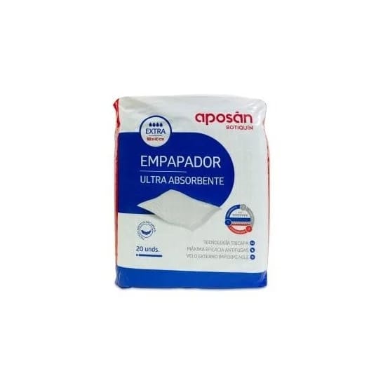 Aposan Empapador Ultra Absorbente 20 Unidades 90 cm x 60 cm de Aposan — imagen 1 de 2