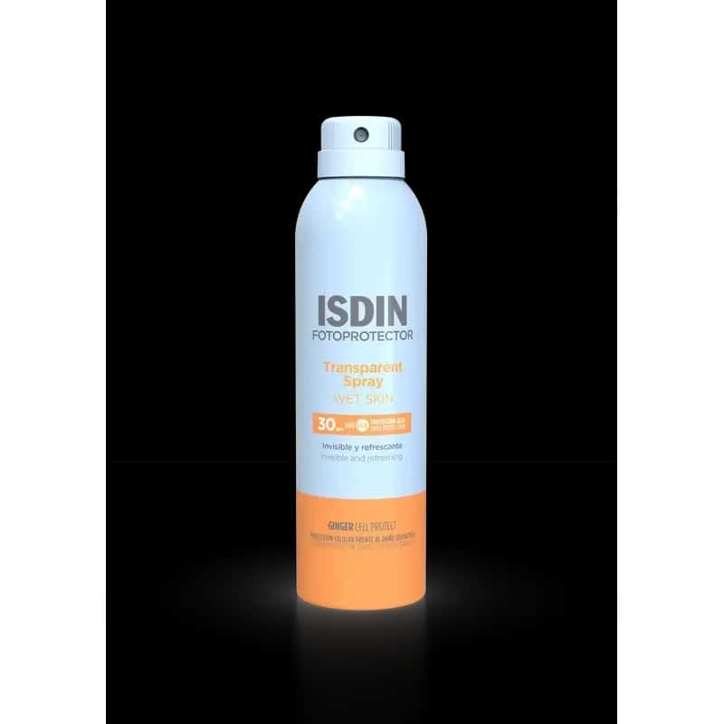 Isdin Fotoprotector Transparent Spray Wet Skin SPF 30+ 1 Envase 250 ML de Isdin