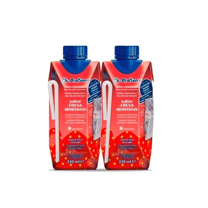 Bioralsuero 2 Tetrabrick 330 ML Sabor Fresa de Bioralsuero — imagen 1 de 2