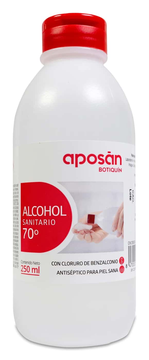 Aposan Alcohol Sanitario 70º 250 ML de Aposan