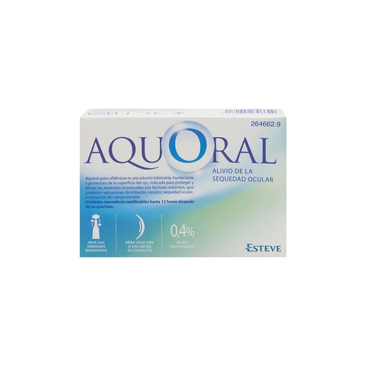 Aquoral 0.4% 0.5 ML 20 Monodosis de Aquoral — imagen 1 de 2