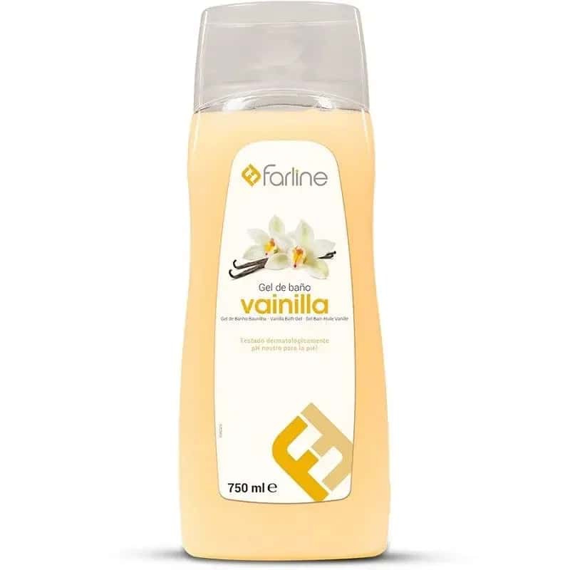 Farline Gel de Baño Vainilla 1 Envase 750 ML de Farline