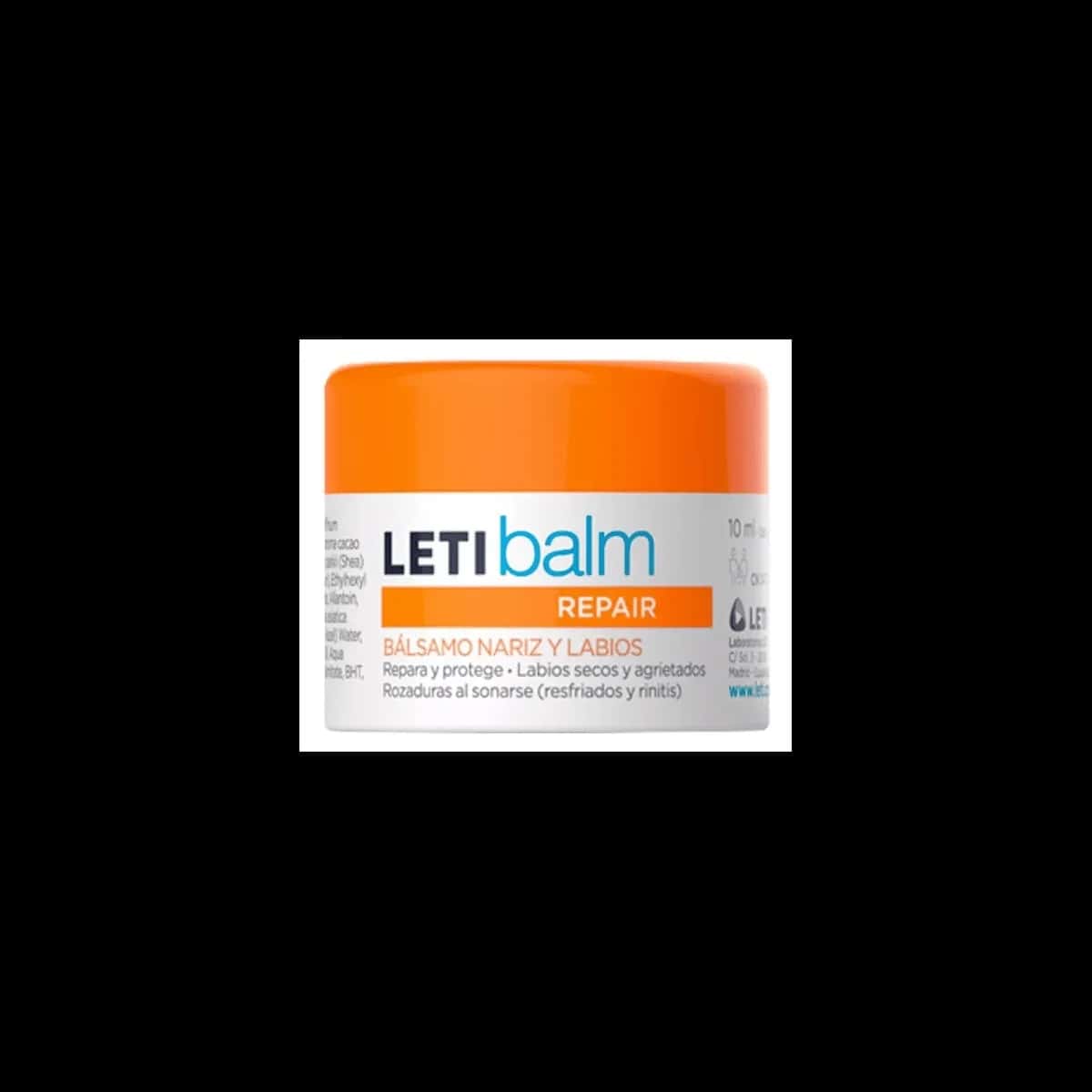 Letibalm Bálsamo Reparador Nariz y Labios Pediatrico 1 Envase 10 ML de Letibalm