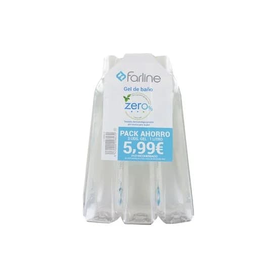 Farline Caja Triplo Gel 1 l 2 Unidades