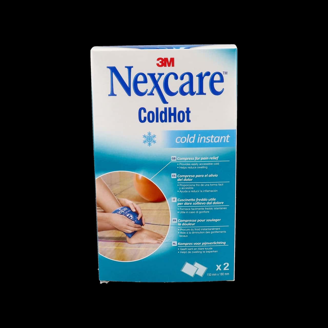 3m Nexcare Instant - Coldhot Aplicacion de Frio Instantaneo 2 Bolsas 15 x 18 cm de 3M