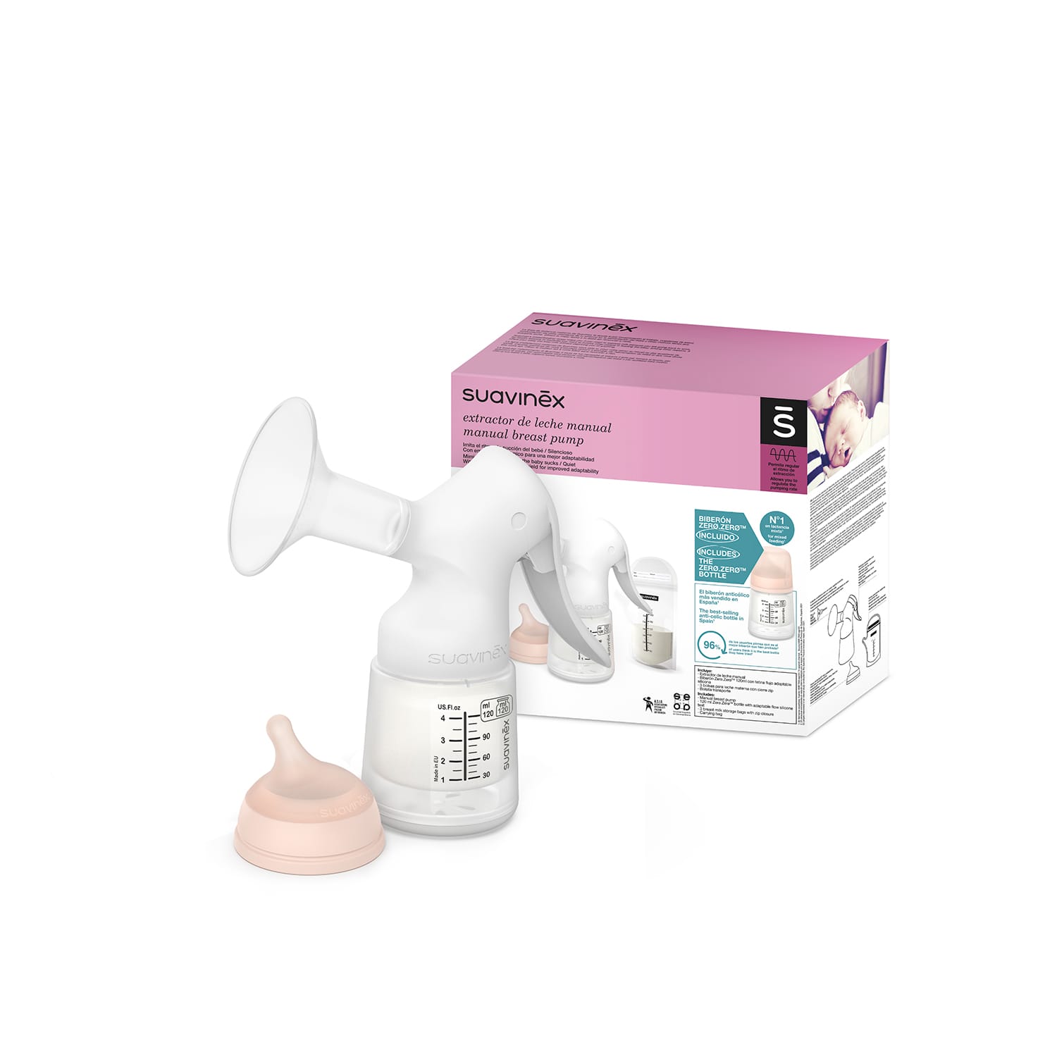 Suavinex Extractor Leche Manual de Suavinex — imagen 1 de 9