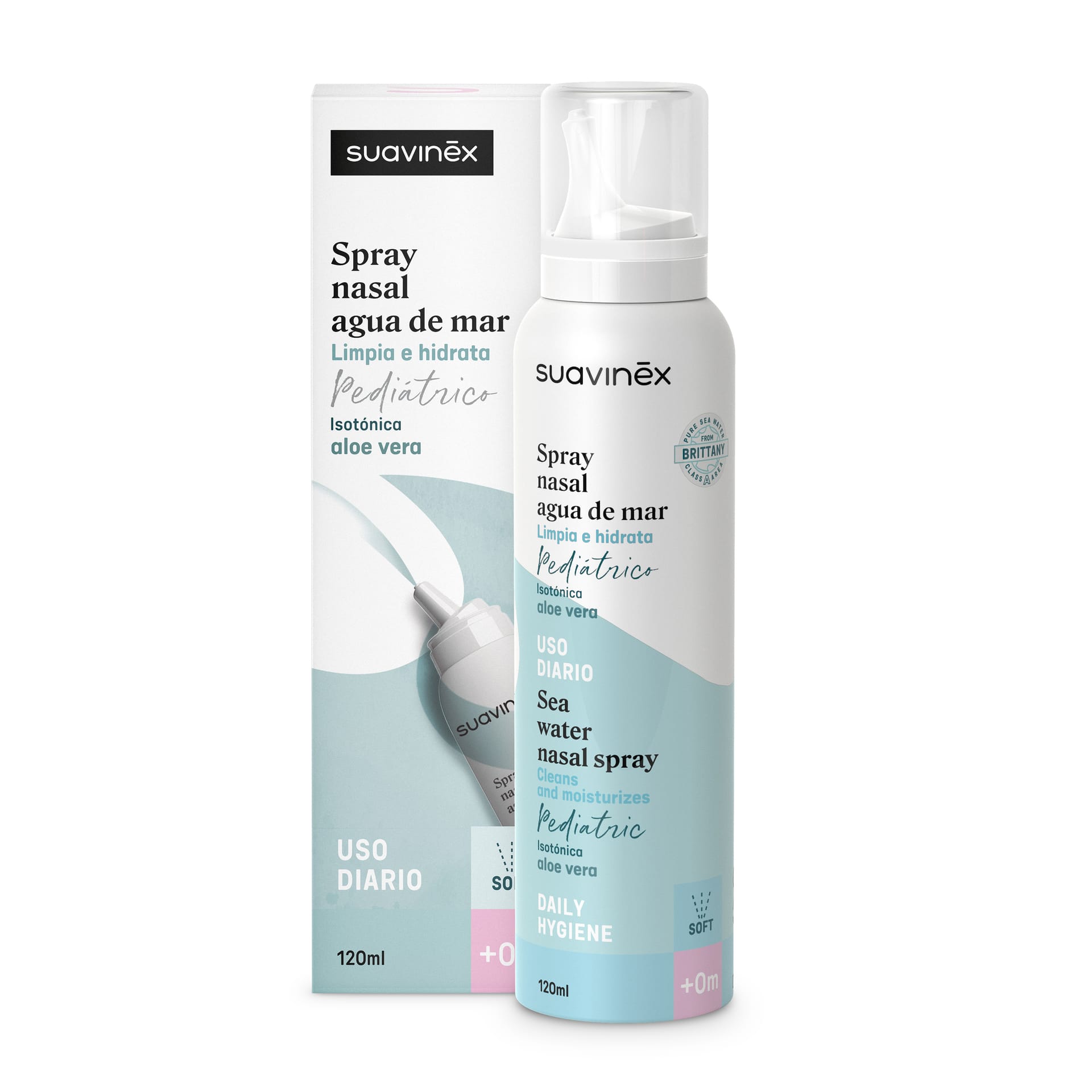 Suavinex Spray Nasal Pediátr ISO Aloe +0M 120ml de Suavinex — imagen 1 de 9
