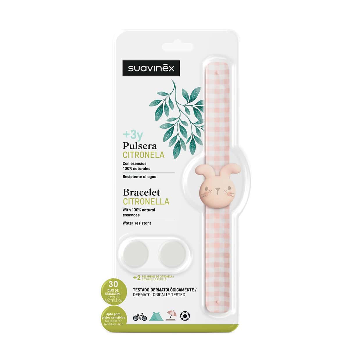 Suavinex Antimosquitos Pulsera Citronela 2 Recambios de Suavinex