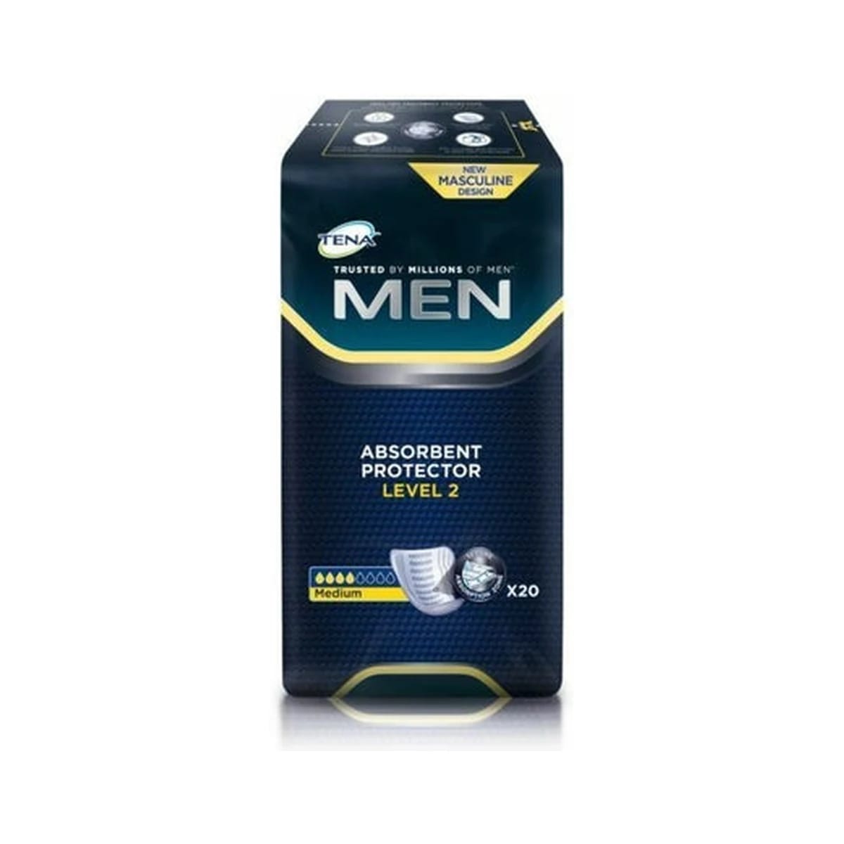 Tena Men Level 2 Absorbente Incontinencia Ligera 20 Unidades de TENA