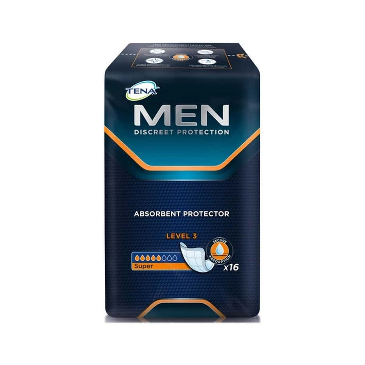 Tena Men Level 3 Absorbente Incontinencia Ligera 16 Unidades de TENA
