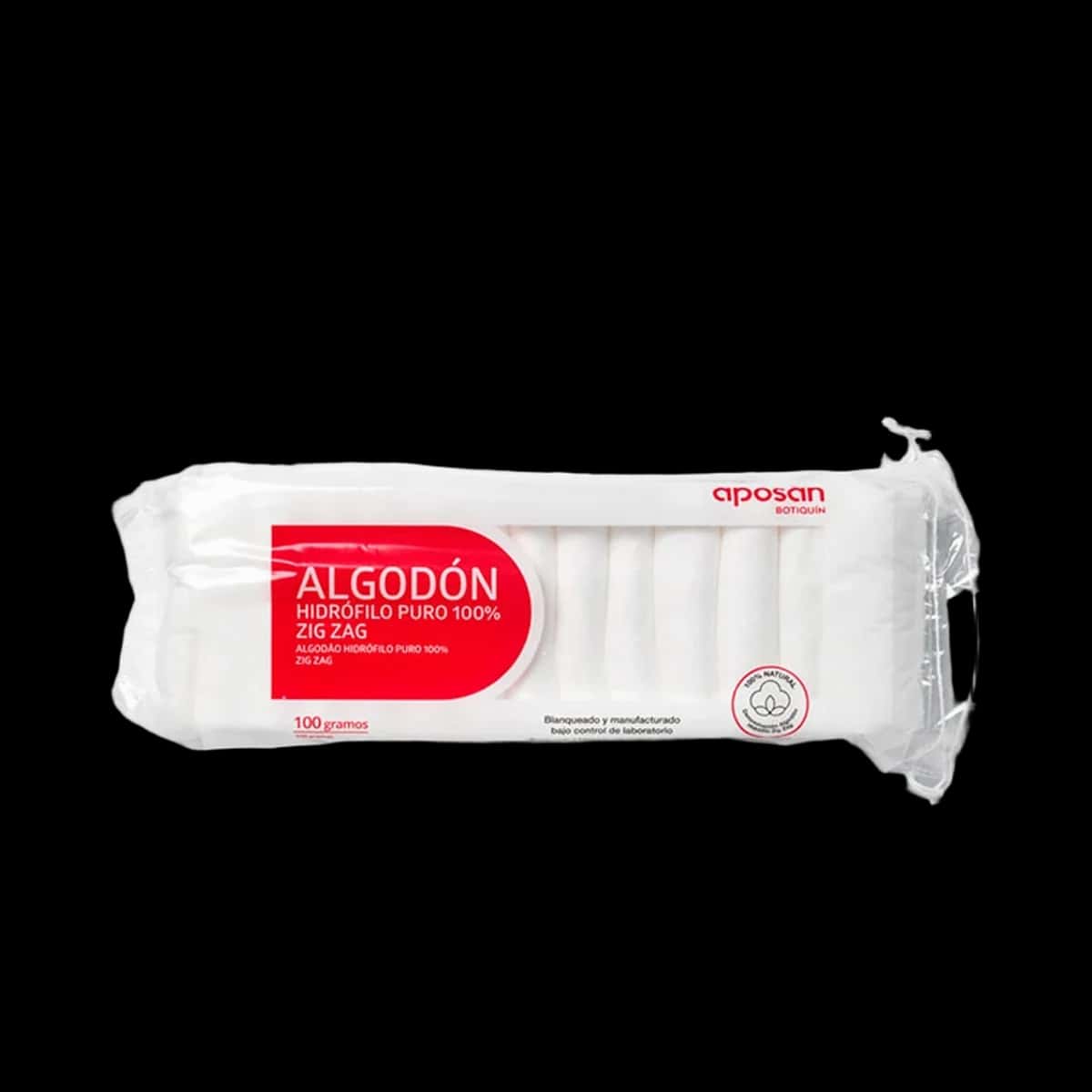 Aposan Algodón Zig-zag 100 g de Aposan