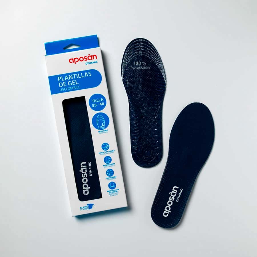 Aposan Dynamic Plantillas Gel Uso Diario 2 Unidades Talla 35-40 de Aposan
