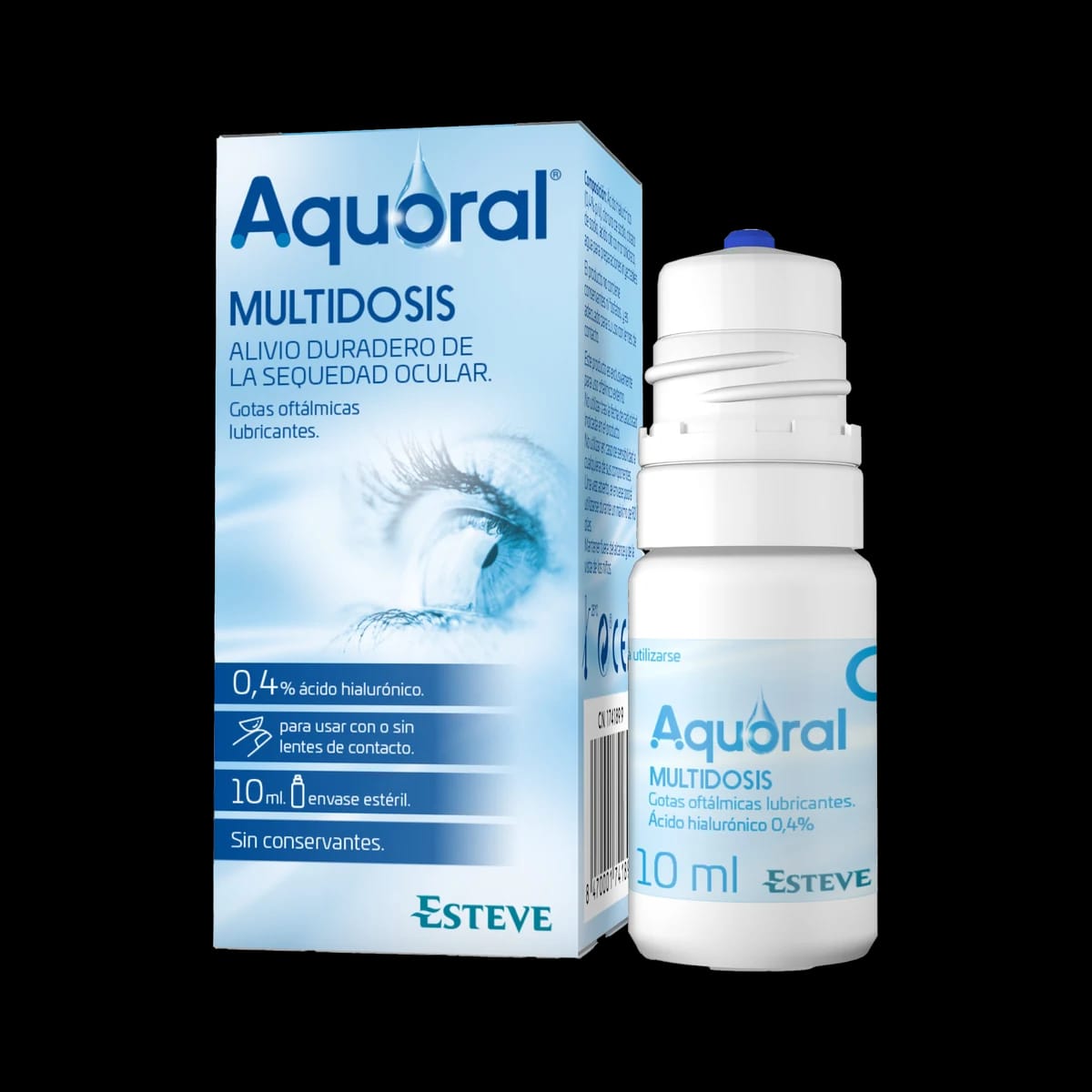 Aquoral Multidosis Gotas Oftálmicas Lubricantes Estériles 10 ml de Aquoral — imagen 1 de 2