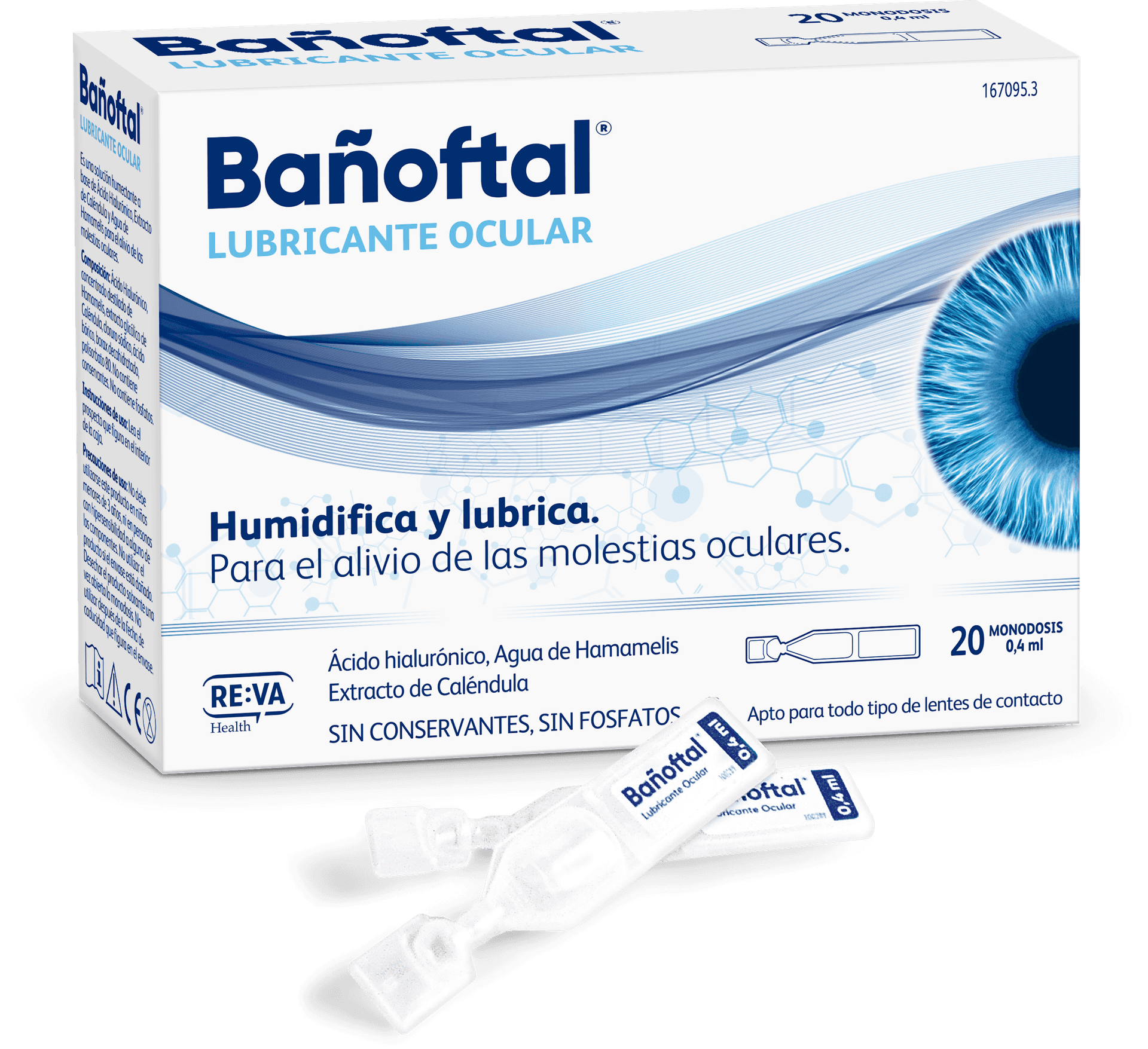 Bañoftal Lubricante Ocular 20 Monodosis 0,4 ml de Bañoftal