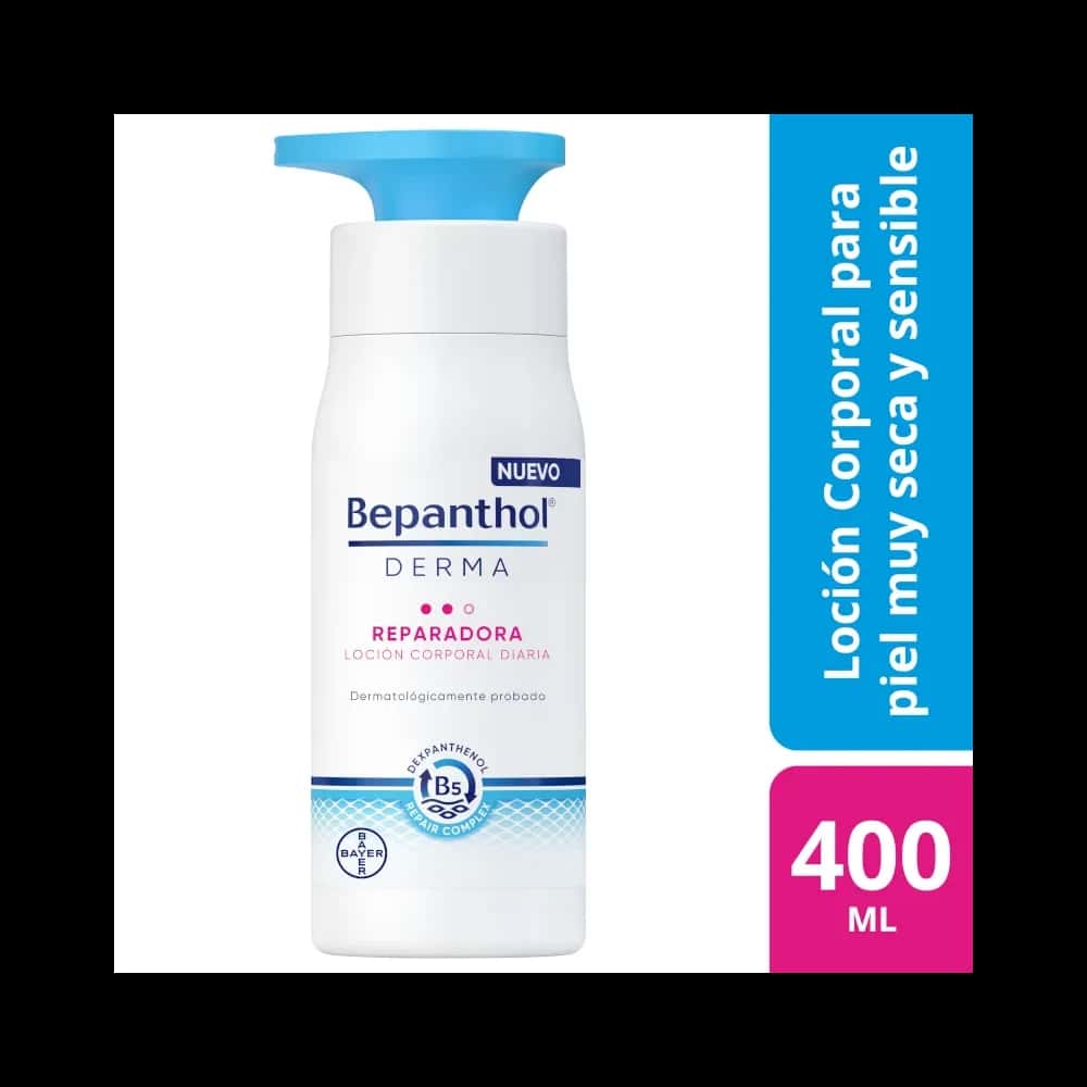 Bepanthol Derma Loción Corporal Diaria Reparadora 400 ml de Bepanthol