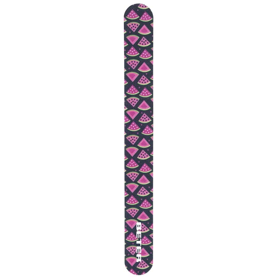 Beter Lima de Uñas Fibra de Vidrio Decorada Grano 180/220 17,5 cm de Beter