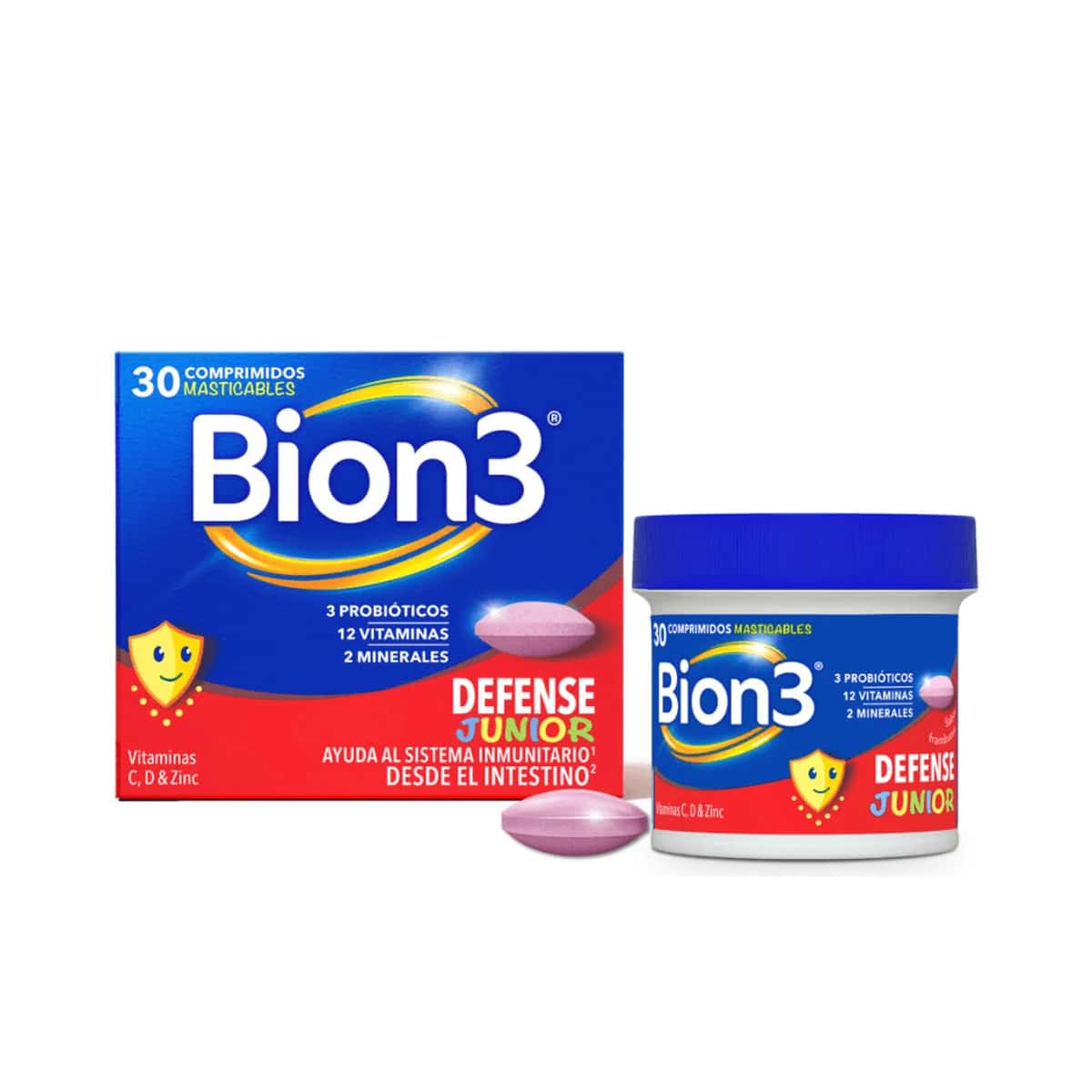 Bion3 Defense Junior 30 Comprimidos Masticables de Bion3