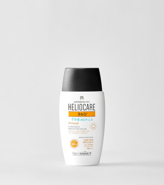 CANTABRIA HELIOCARE 360º SPF 50+ PEDIATRICS MINERAL - PROTECTOR SOLAR PIEL SENSIBLE Y ATOPICA (1 ENVASE 50 ml)