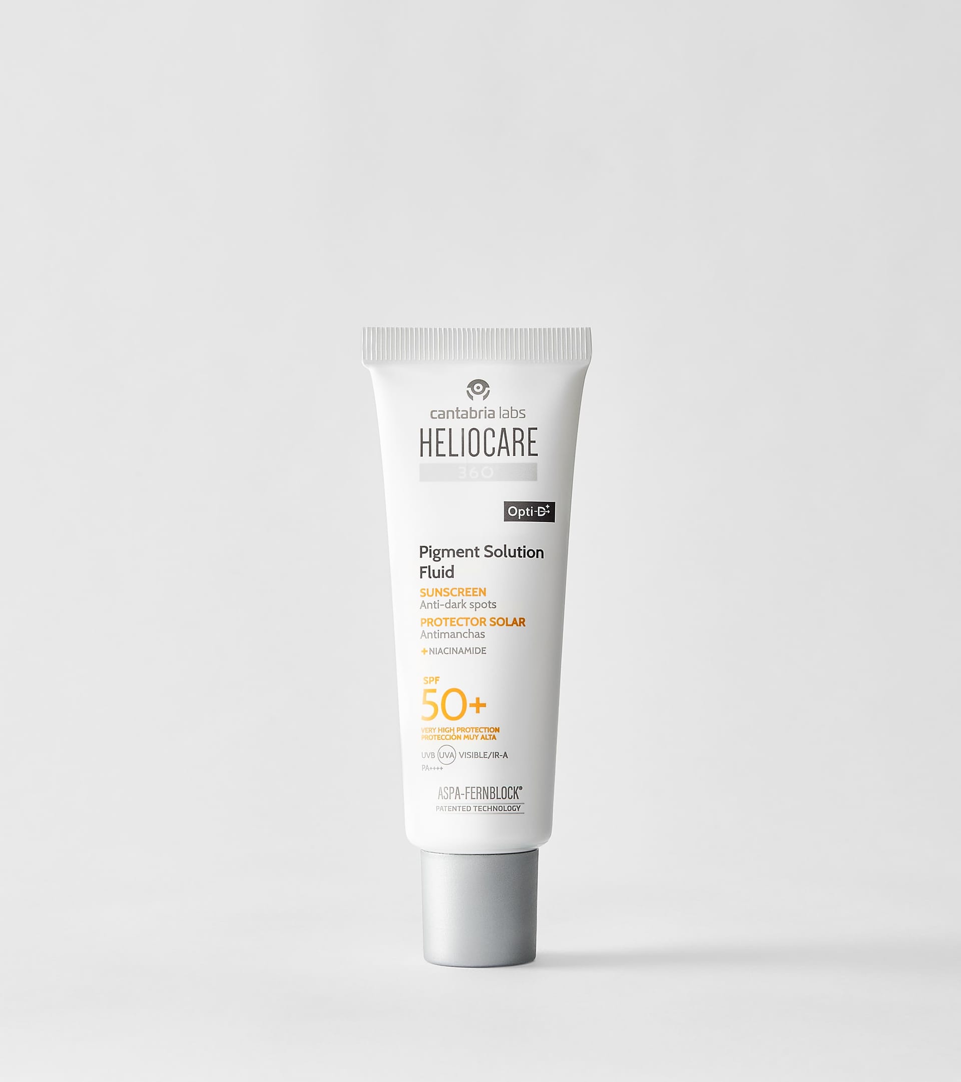 CANTABRIA HELIOCARE 360º SPF 50+ PIGMENT SOLUTION FLUID PROTECTOR SOLAR PROTEGE CORRIGE Y UNIFICA —