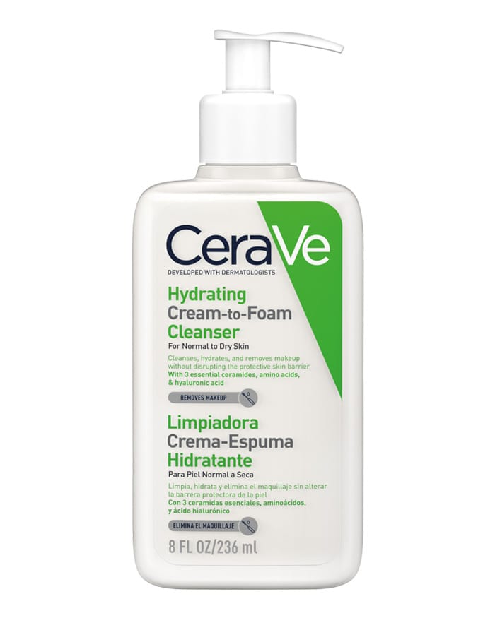 Limpiadora Crema-Espuma Hidratante 236ml de CeraVe