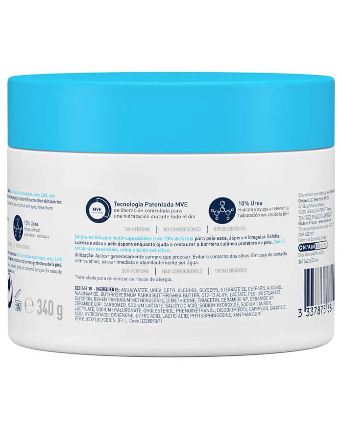 CeraVe SA Crema Antirrugosidades 340 ml de CeraVe