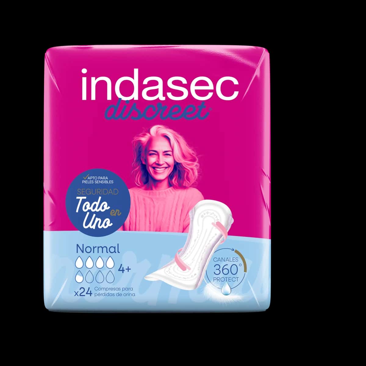 Indasec Discreet Normal 24 Unidades de Indasec