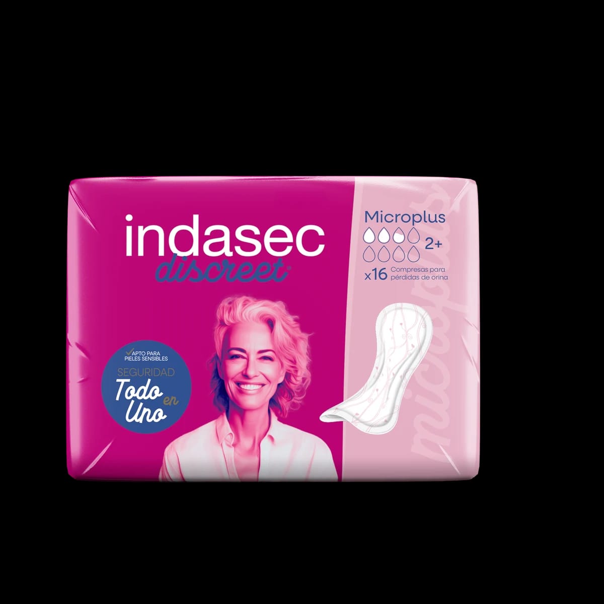 Indasec Discreet Microplus 16 Unidades de Indasec — imagen 1 de 2