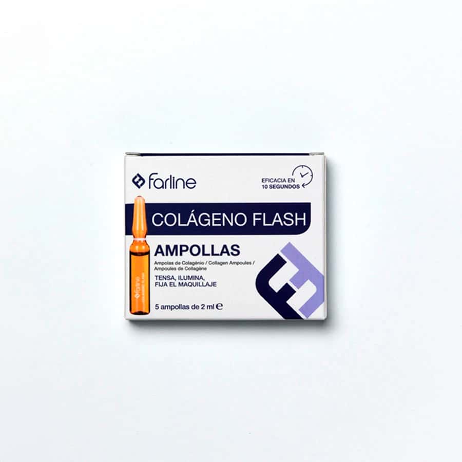 Farline Ampollas Colageno Flash 5 Ampollas 2 ML de Farline