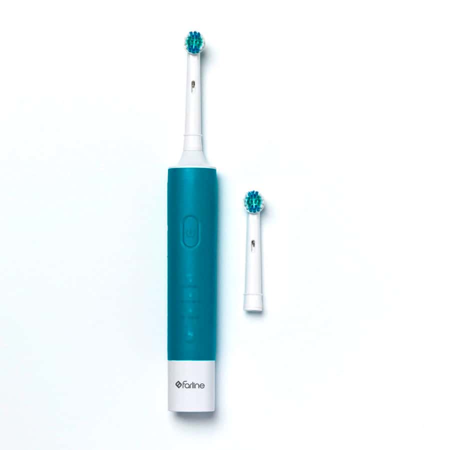 Farline Cepillo Dental Eléctrico Recargable + 2 Cabezales de Farline