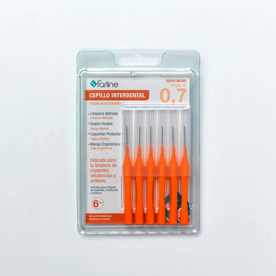 Farline Cepillo Interdental Super Micro 0.7 mm de Farline