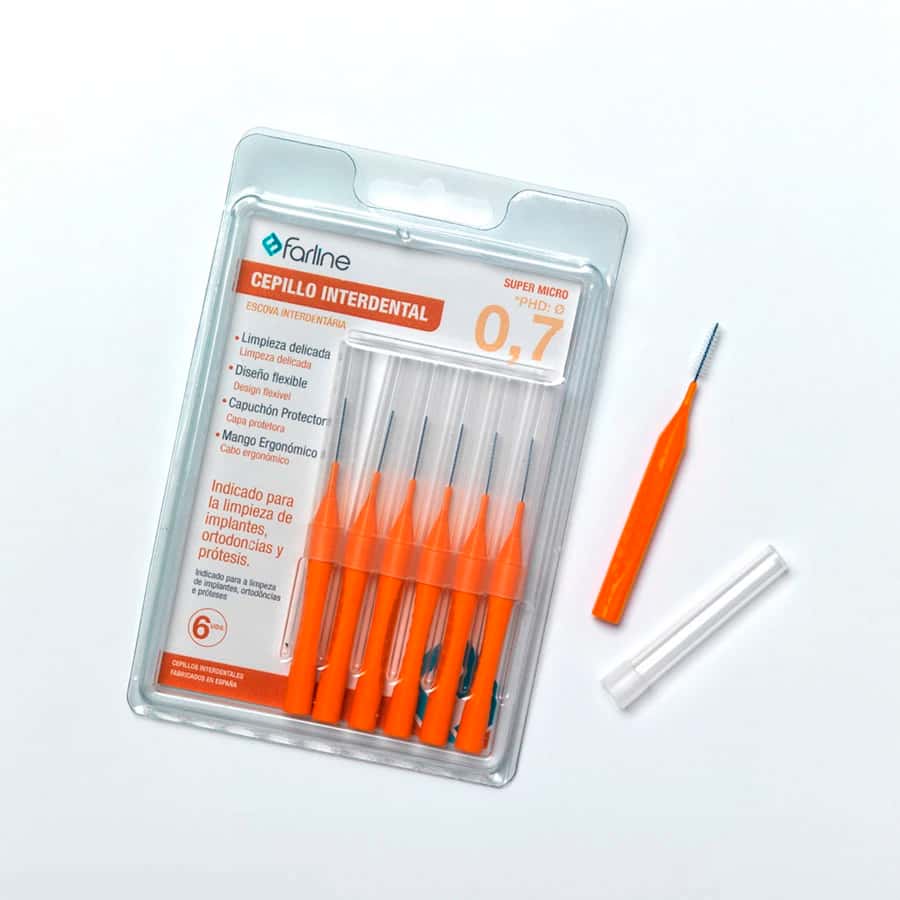 Farline Cepillo Interdental Super Micro 0.7 mm de Farline
