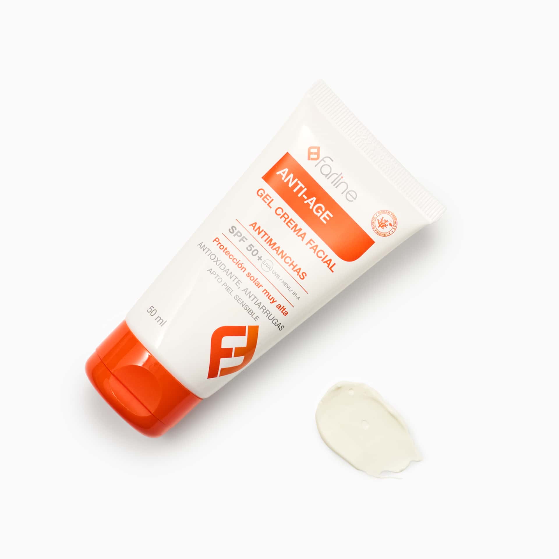 Farline Gel-Crema Facial Anti-age Control SPF 50+ 50 ml de Farline