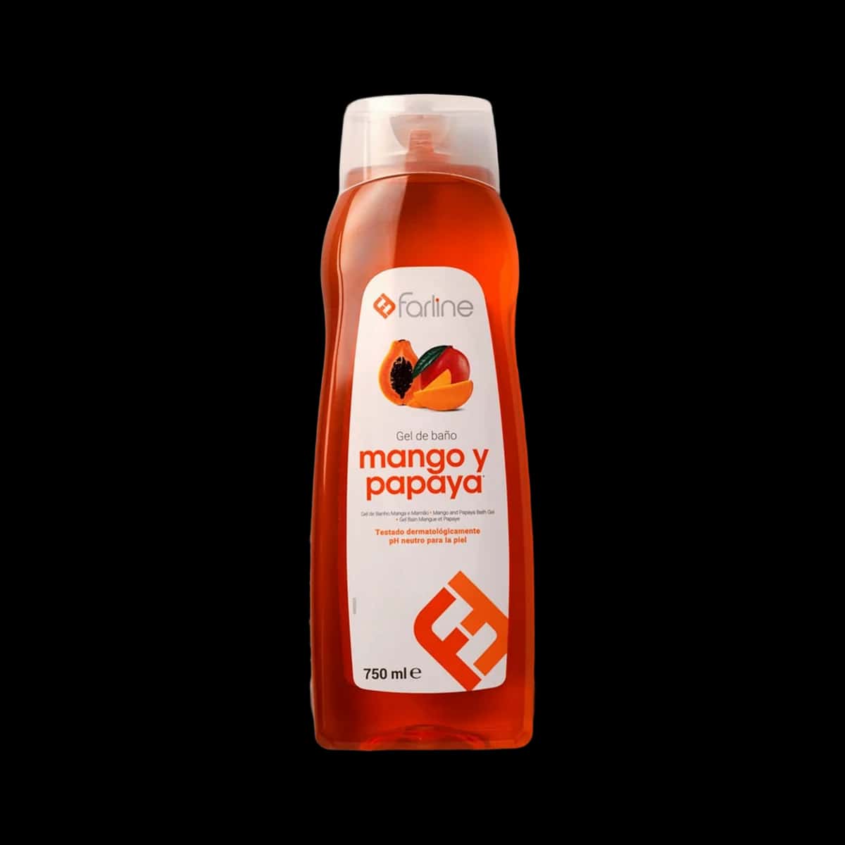 Farline Gel de Baño Mango y Papaya 750 ml de Farline