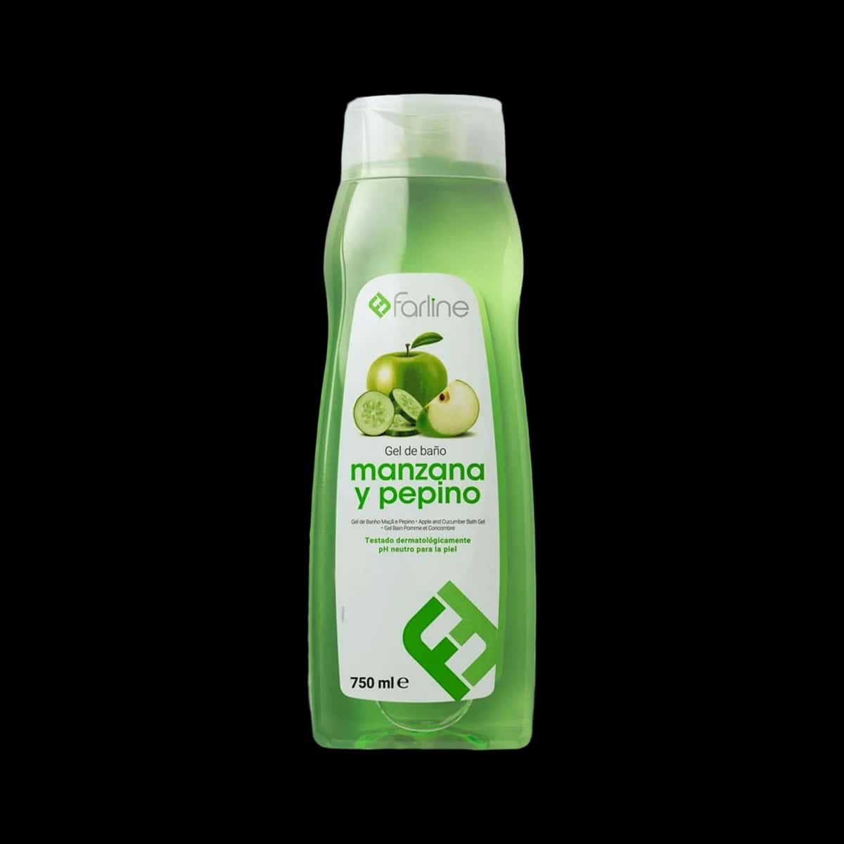 Farline Gel de Baño Manzana y Pepino 750 ml de Farline