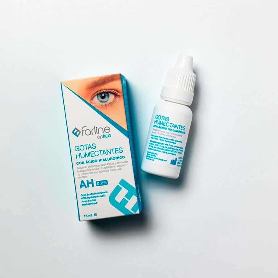 Farline Optica Gotas Humectantes ah 0.2% - Gotas Oftalmicas Esteriles 1 Envase 15 ML de Farline