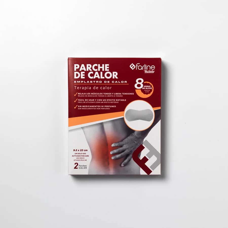 Farline Parche de Calor Lumbar 2 Unidades de Farline