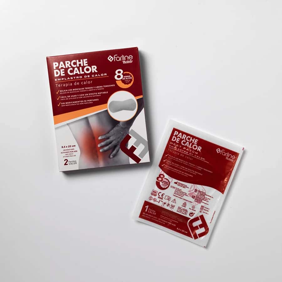Farline Parche de Calor Lumbar 2 Unidades de Farline